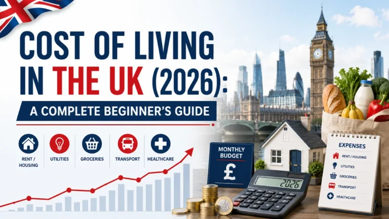 Cost of Living in the UK in 2026 with monthly expenses