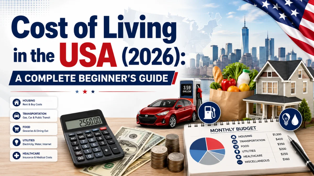 Cost of Living in the USA in 2026 with monthly expenses