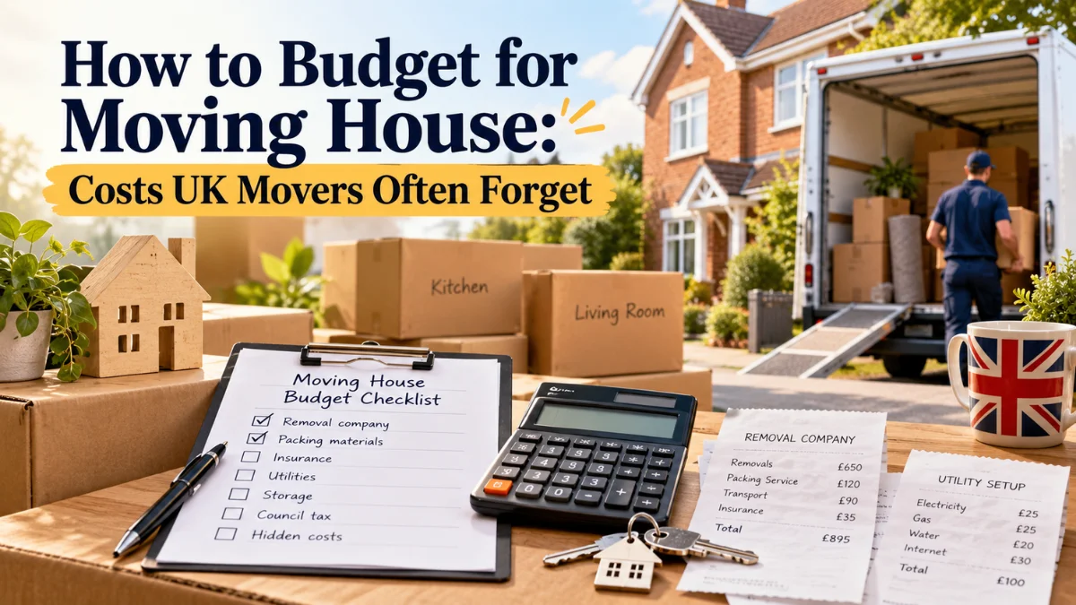 how to budget for moving house